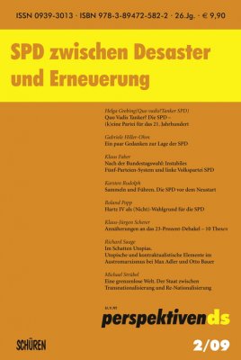SPD zwischen Desaster und Erneuerung
